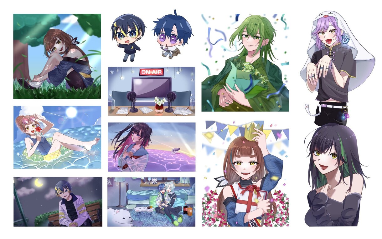 一枚絵（サムネイル）描きます サムネイルや趣味の観賞用などに！ イメージ2