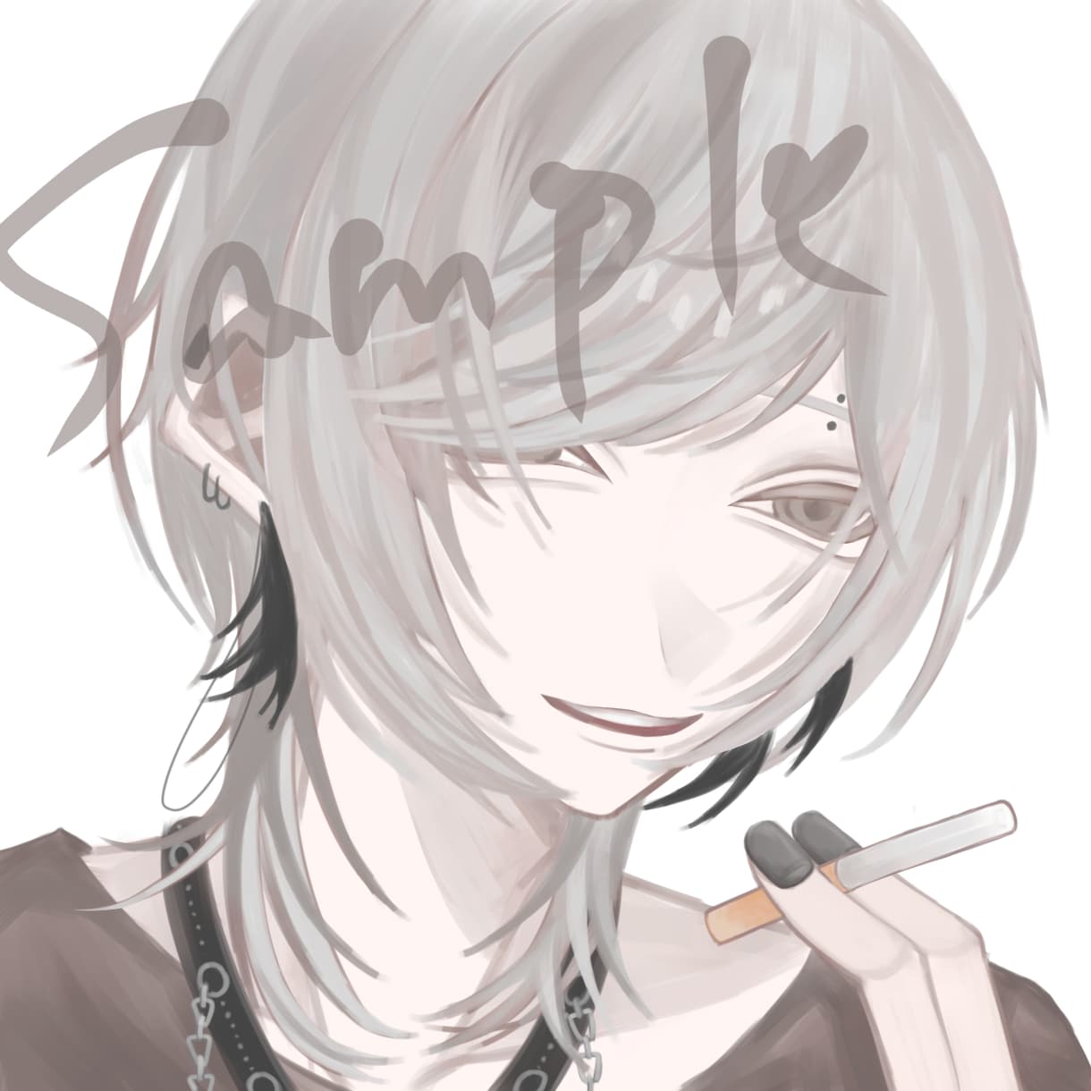 人物イラストを描きます かっこいい系の厚塗りの人物イラスト イメージ4