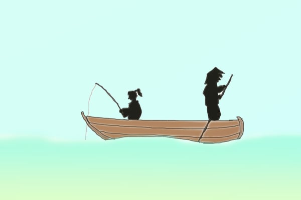 絵本や小説等の挿絵に！シルエットイラスト承ります 修正無制限！挿絵に使えるようなシルエットイラスト制作致します イメージ1