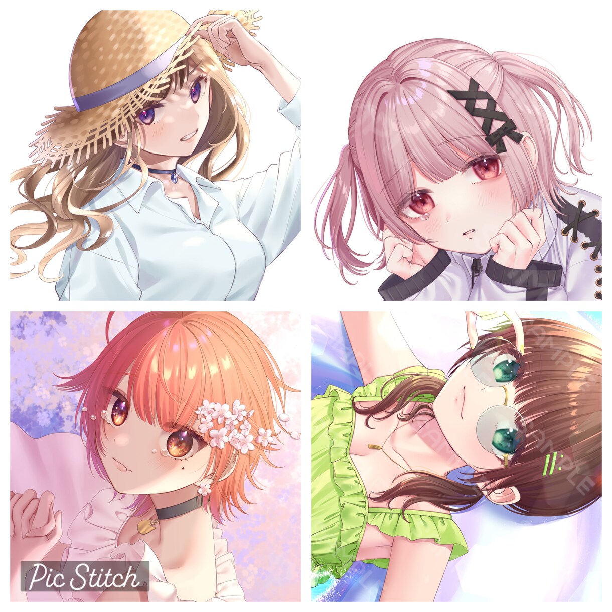 可愛い女の子のキャラクター！1枚絵お描きします 配信用サムネイル、歌ってみた動画イラスト等1枚絵お描きします イメージ7