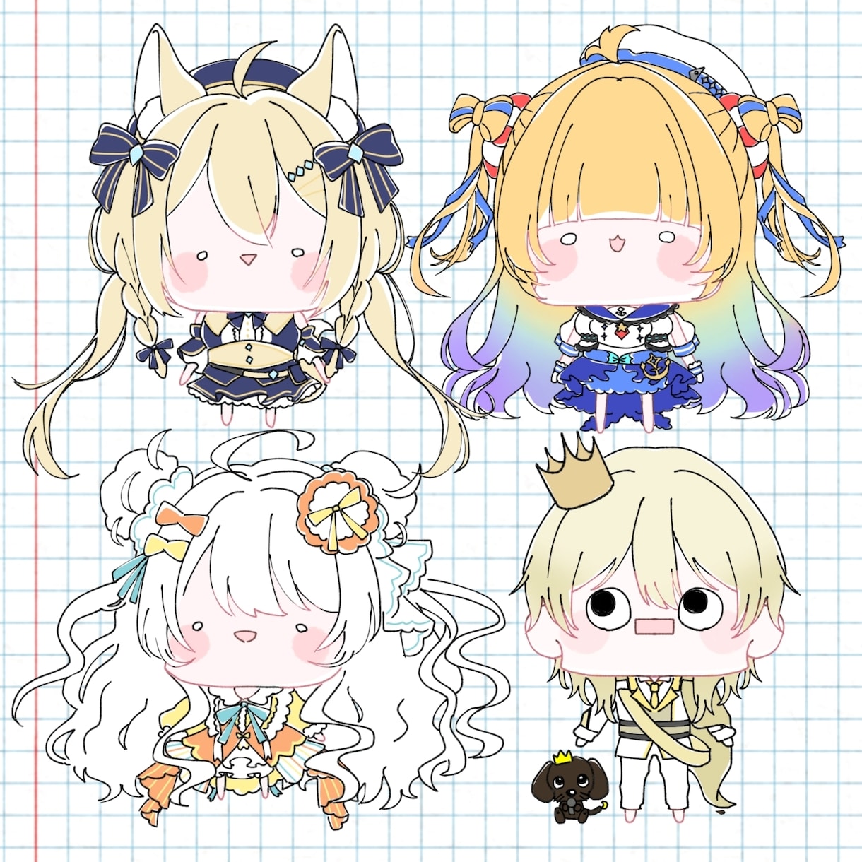 ゆるいSDイラスト描きます SNSで大人気！VTuberさんやプレゼントにも イメージ8