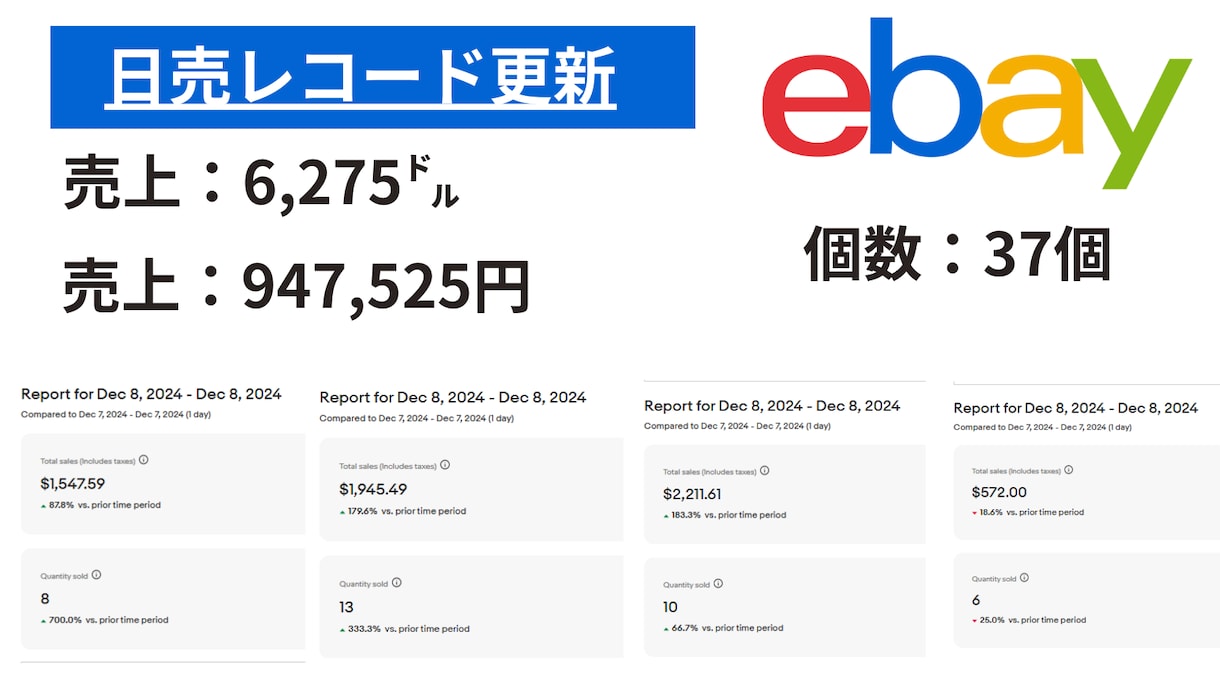 ゼロから始めるeBay輸出徹底サポートします 学び放題！特盛教材＋２ヶ月コンサル＋無制限チャット付 イメージ5