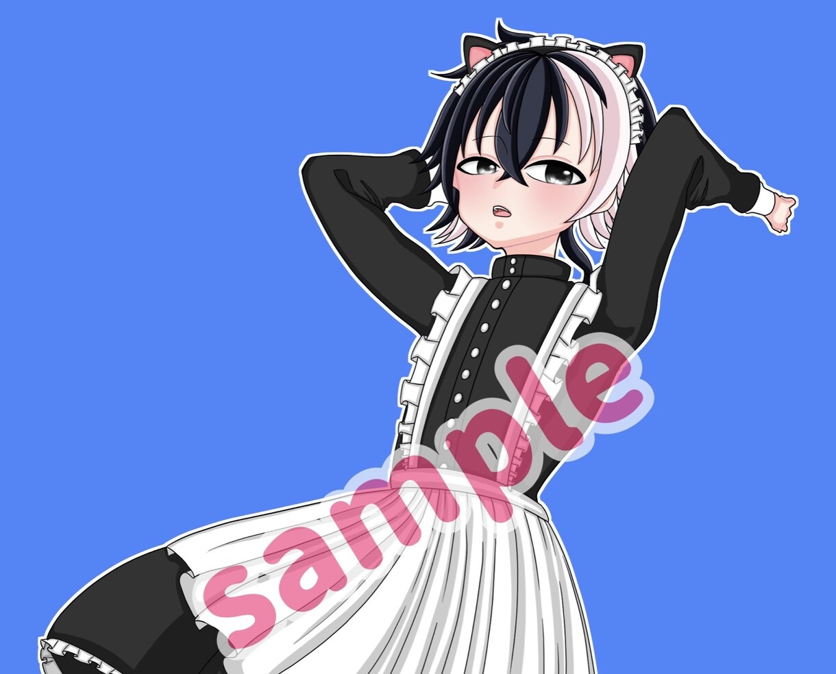 商用利用OK！立ち絵、SNSアイコン描きます お急ぎ最短3日から対応可能です！ イメージ1