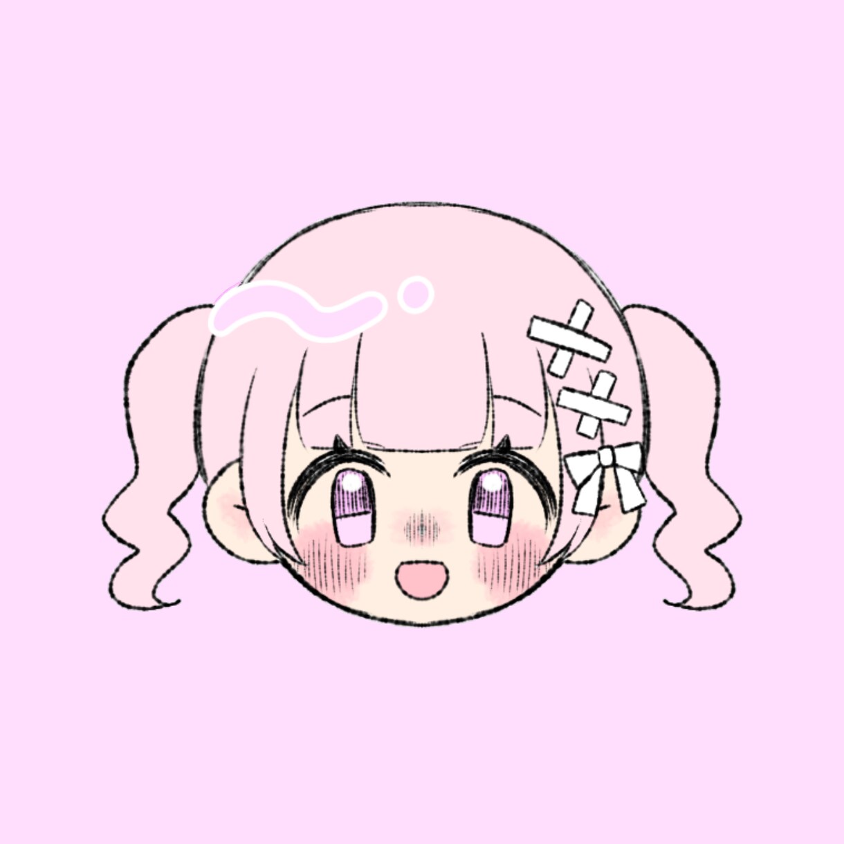 ゆるっと顔だけアイコン描きます SNSや配信活動に♪可愛いタッチのお顔を制作します。 イメージ4