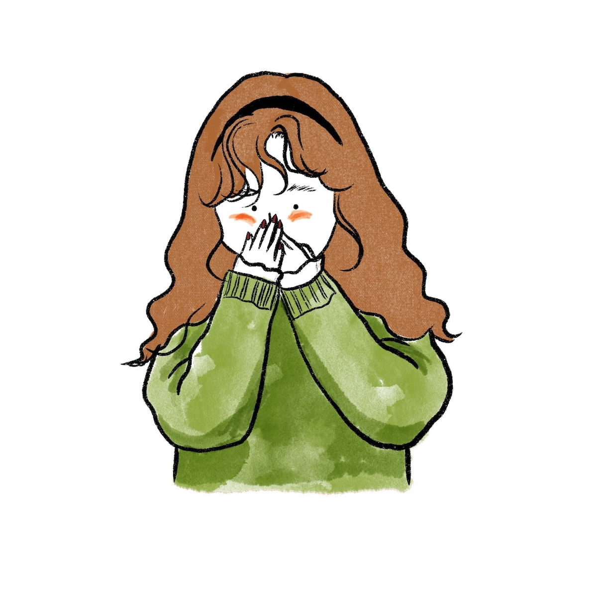 手書き風のお洒落なアイコン用イラスト描きます 自身の写真などをイラストにしてアイコンにしませんか？ イメージ3