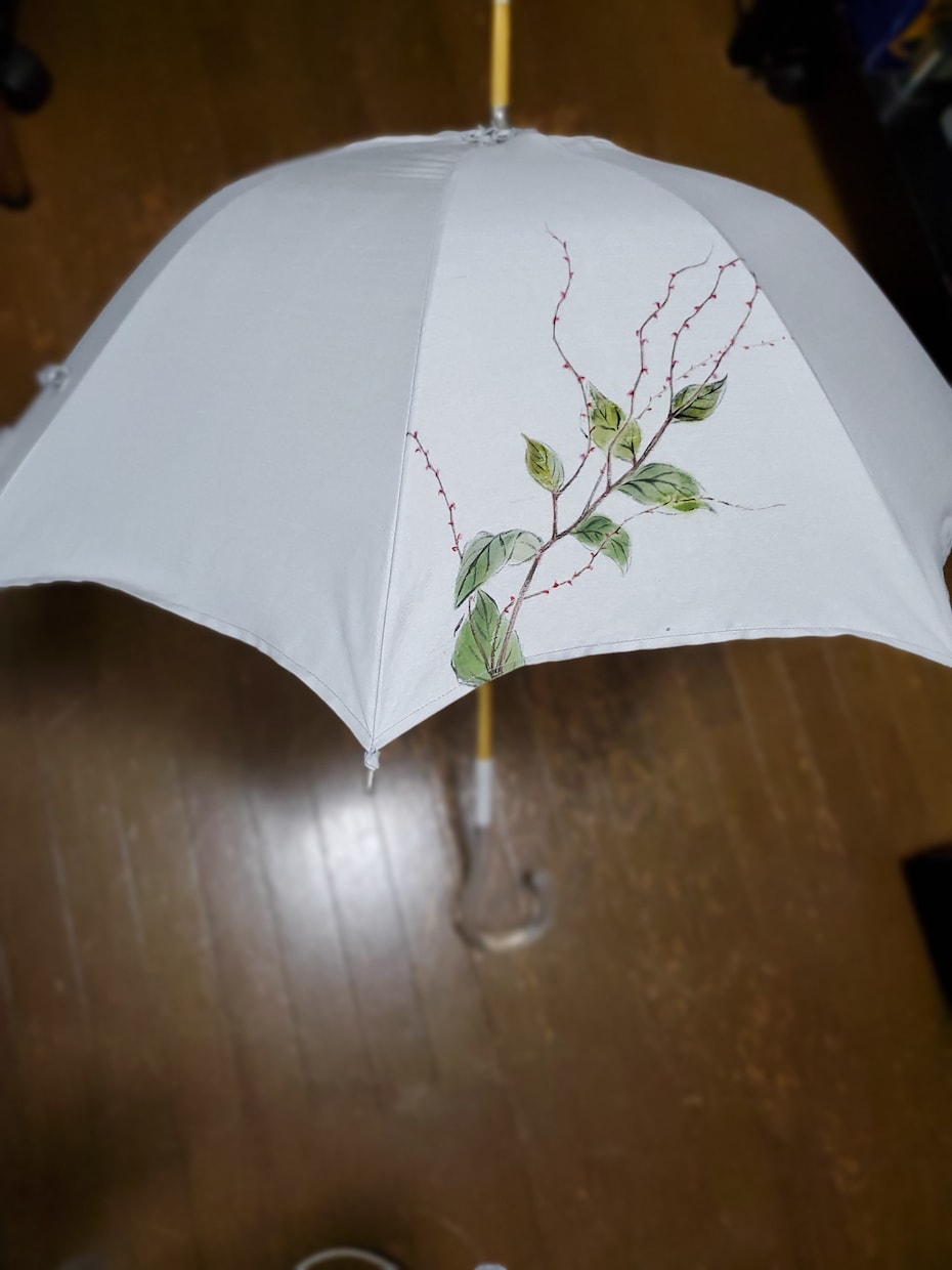 日傘作成致します お好きな生地(きものも可)を持ち込みで作成致します。 イメージ3