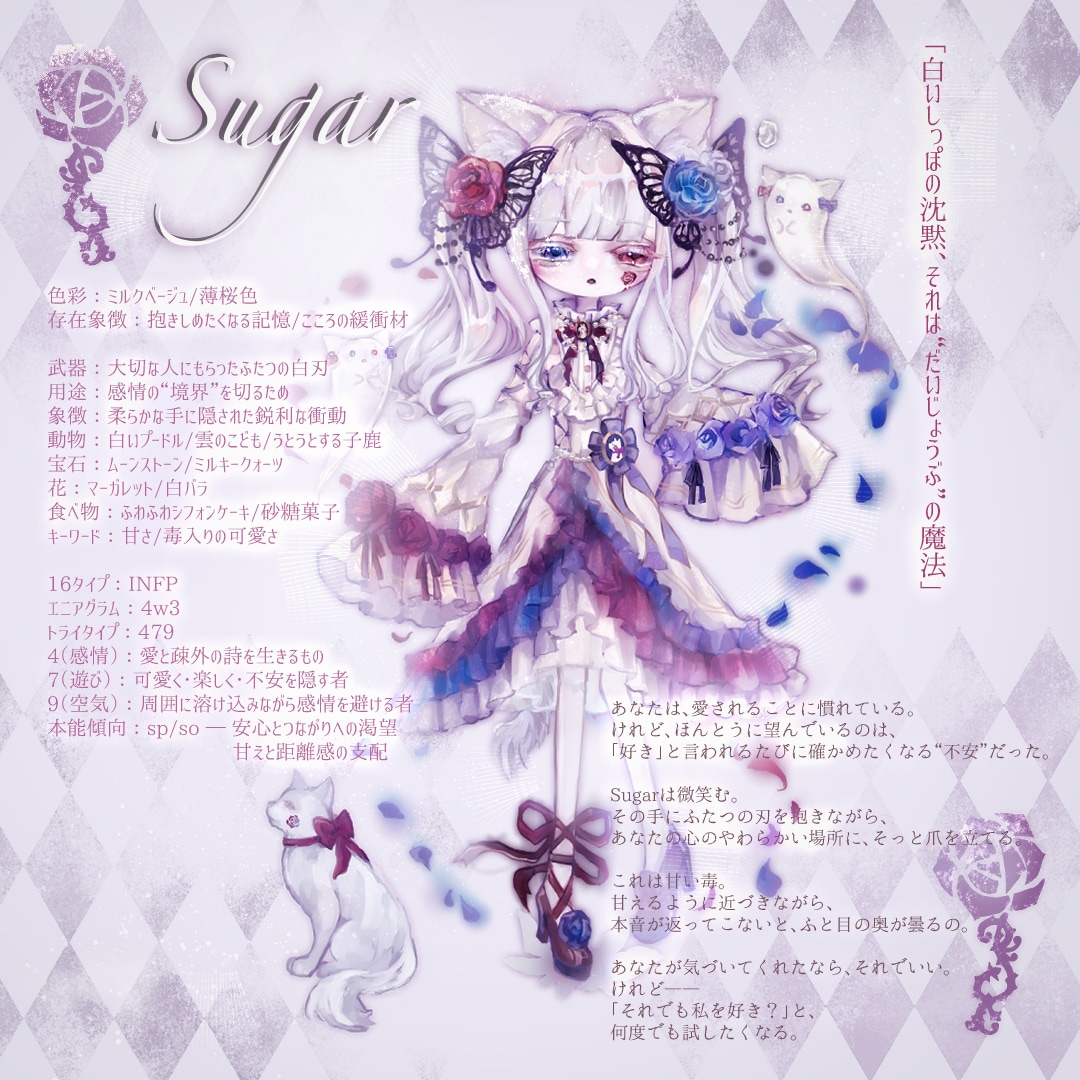 あなたを宝石・神話に喩えてキャラ化イラストにします 診断＋創作キャライラスト付き！ イメージ2