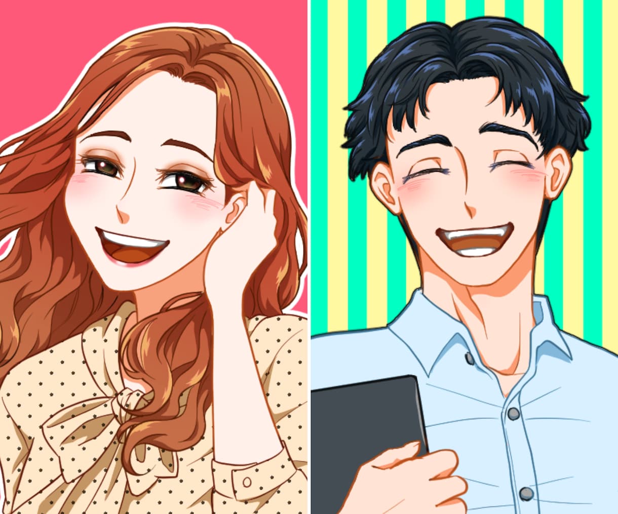 パッと目を引く！好印象のアイコンイラスト描きます ★GW末まで★有料オプション１点無料付で基本料金¥1,000 イメージ1