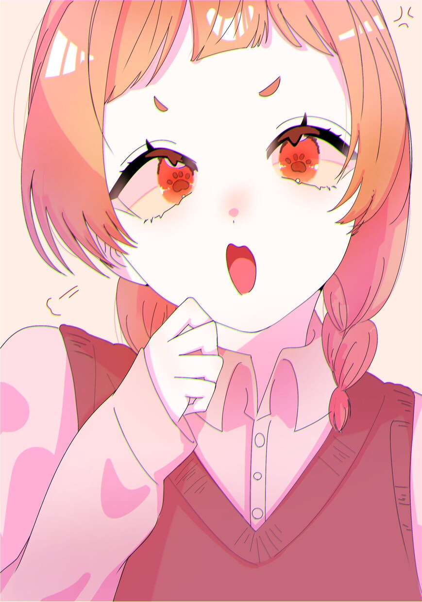 キラキラした可愛い女の子描きます ネットプリントサイズのイラスト描きます イメージ1