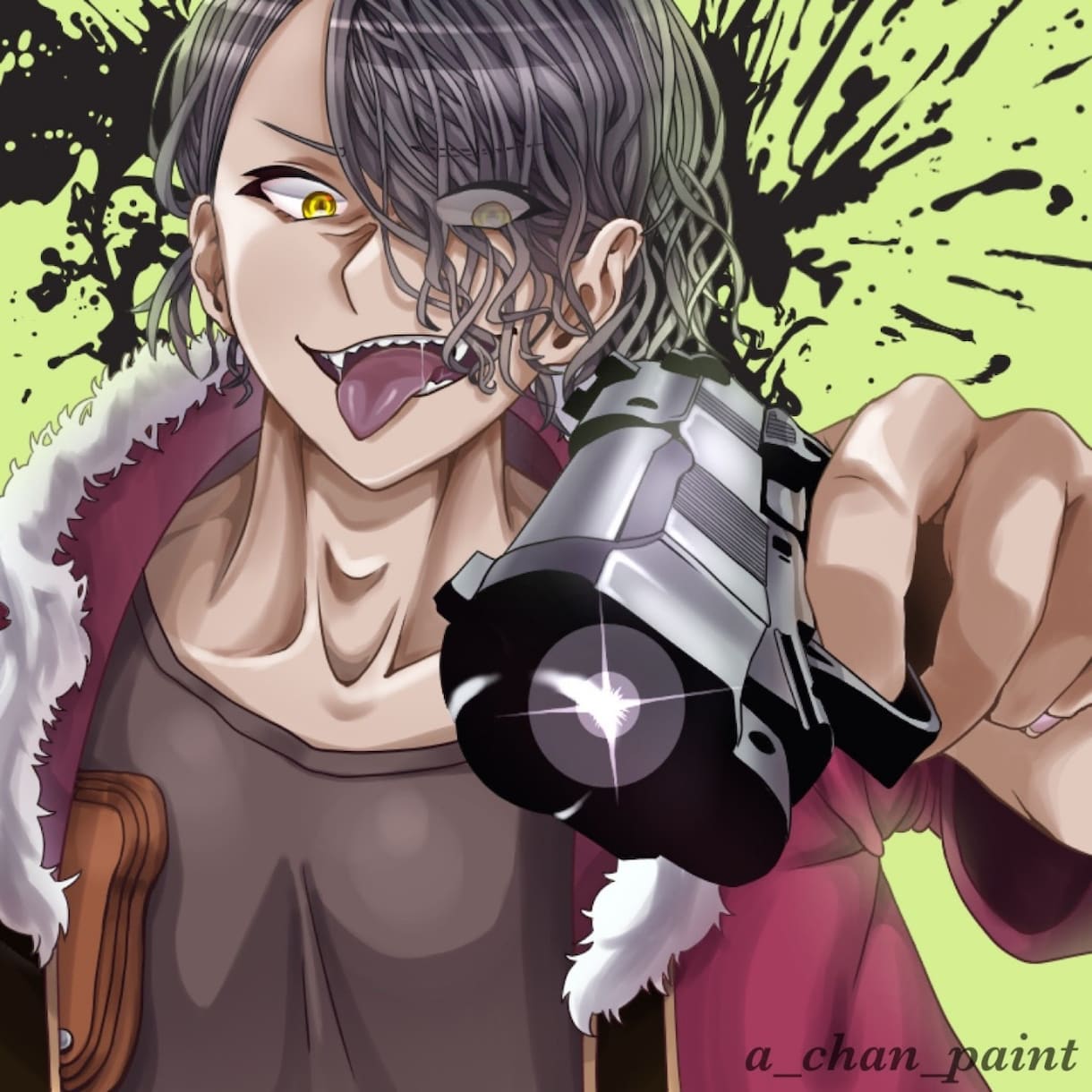 銃を持ったキャラのイラスト描きます FPSやる方必見!お気に入り武器を持ったキャラのイラスト制作 イメージ6