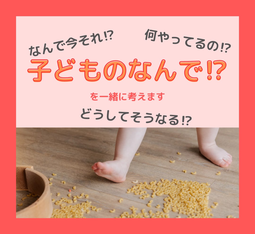 子どもの行動の"なんで！？"を一緒に考えます 子どもの行動の理由を知って、かかわり方を考えませんか？ イメージ1