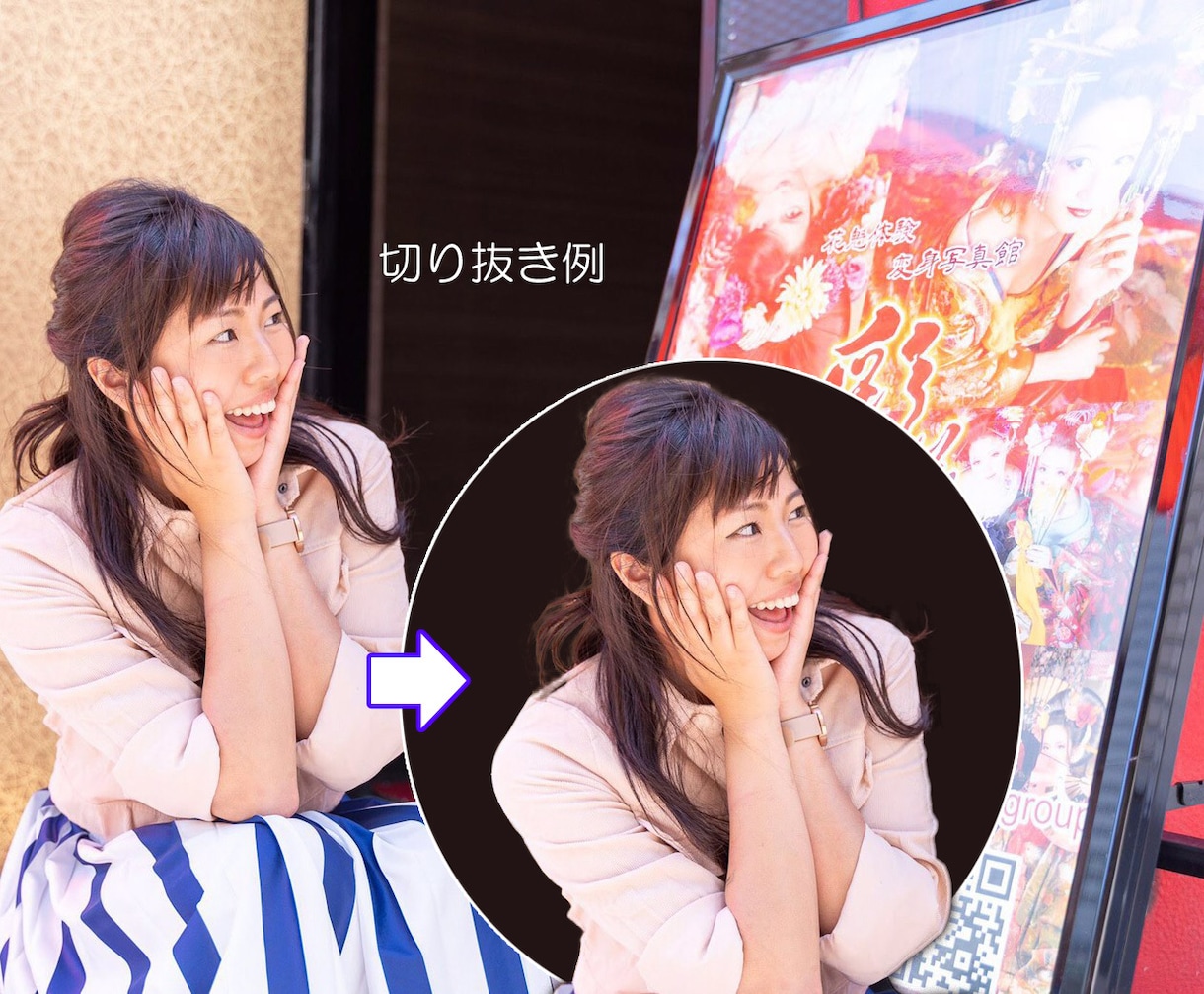 写真スタジオのレタッチのプロが写真の修正をします 人物写真のレタッチならお任せ下さい！永久保存版の写真にします イメージ5