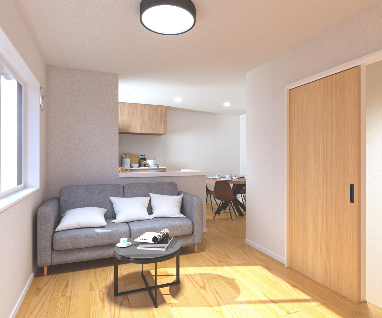 リアルな内観パースを制作しますます コーディネート提案、建売住宅最適 イメージ3