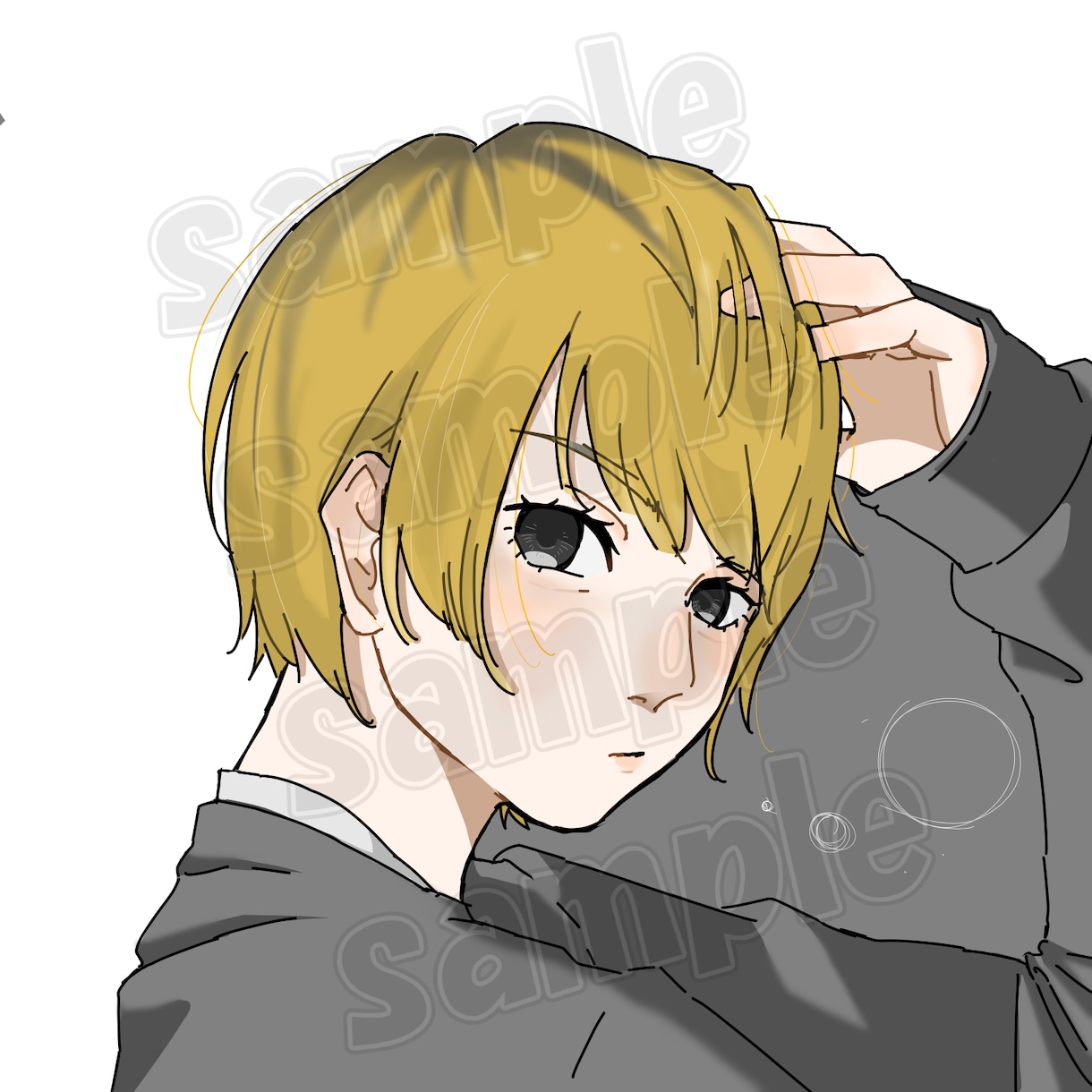 アイコン作成、愛するペットのイラスト描きます あなただけにイラストを描きます イメージ8