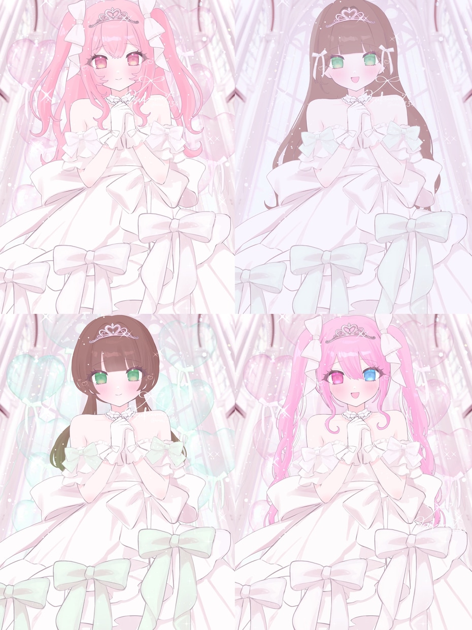 商用OK 量産イラストを制作します 記念日やジューンブライド、お誕生日などに イメージ5