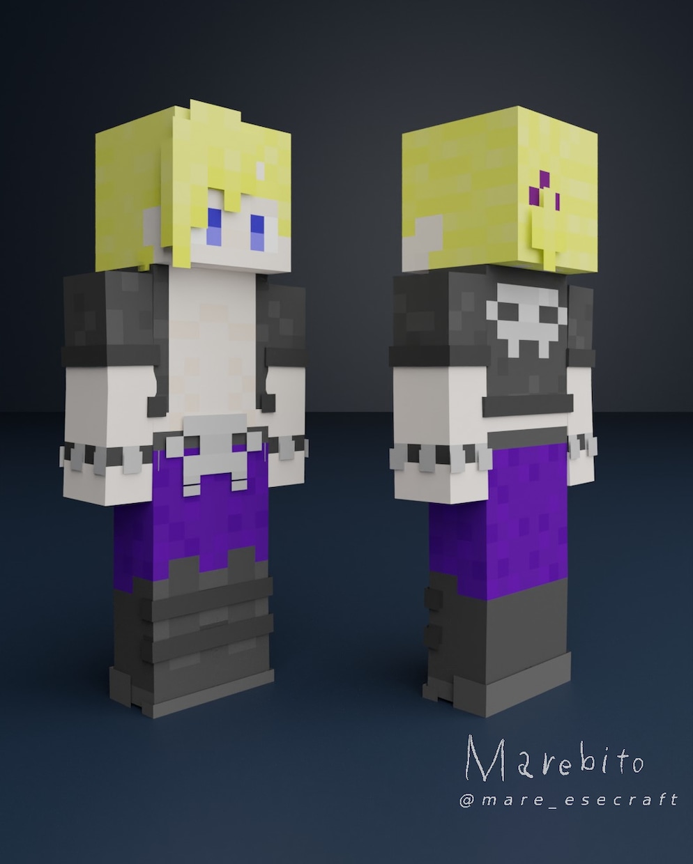 この道10年！マイクラスキン作ります 他とはひと味違うオシャレなヘアアレンジのスキンです！ イメージ5