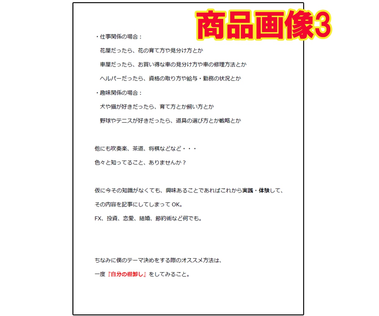 特典付き☆読者の心に刺さるブログ作成術お教えします 月間100万PVを誇るスゴ腕ブロガーのスキル8ステップを解説 イメージ4