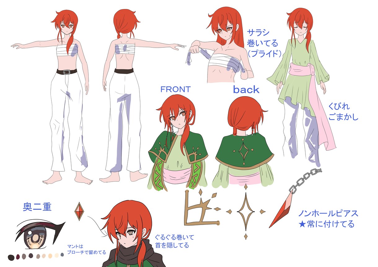 あなたの物語に寄り添うファンタジーキャラを描きます 世界観・設定のご相談を大切に、オリキャラを丁寧に制作します イメージ8