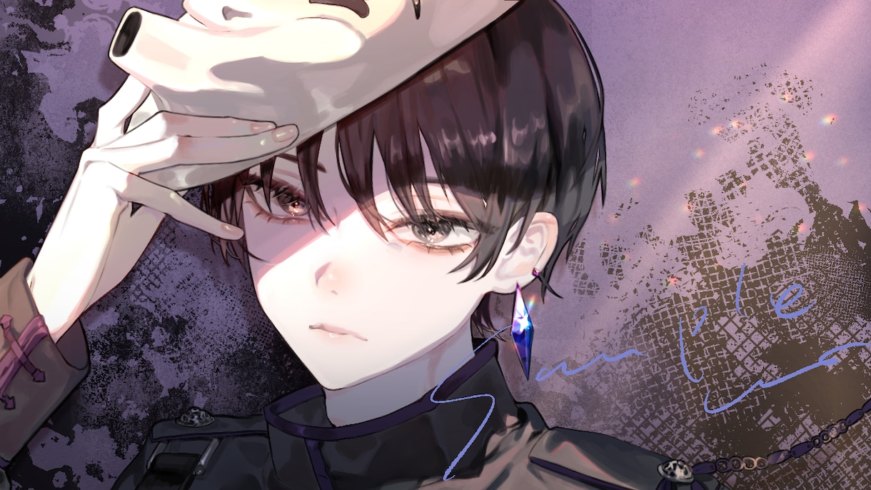 イラスト全般受付けます アイコンサムネキャス画MV等にどうぞ イメージ3