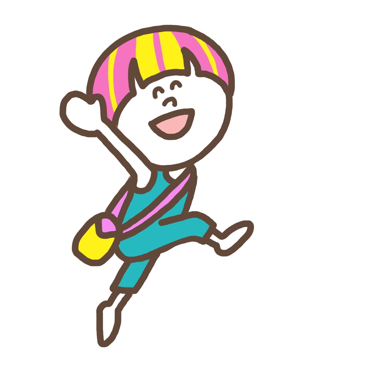 パッと目を引くイラストカット作成します ポップなカラーや動きのある明るい印象のイラスト！ イメージ2
