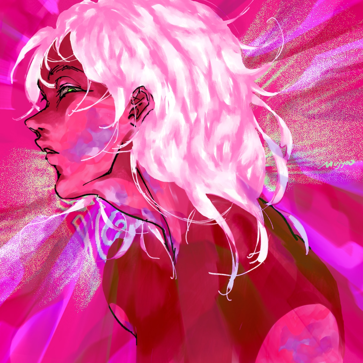 インパクトの強いイラスト制作承ります 力強く雰囲気のある絵を描きます！SNSアイコン/広告など イメージ7