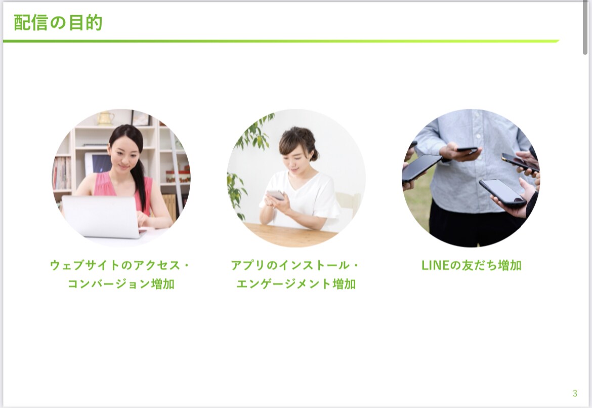 LINE広告で集客アップのアドバイスをします LINEに広告を載せて、集客アップを目指しませんか？ イメージ3