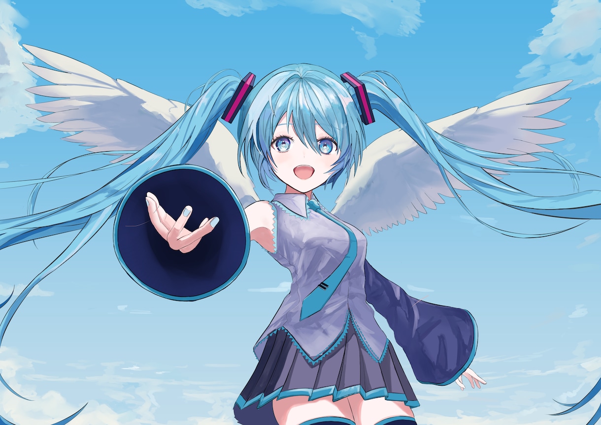 ボカロ、MVイラスト、高品質な一枚絵を描きます VOCALOID・歌ってみた楽曲のMVや配信用イラストへ イメージ1