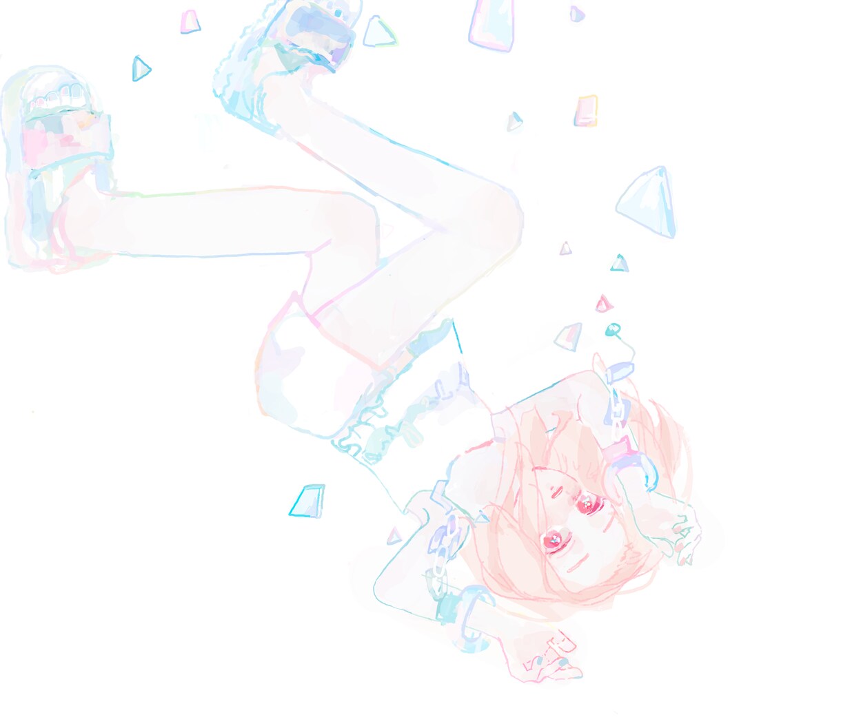 情緒があって、ときめく一枚絵をお描きします 女の子、空、かわいい配色、センチメンタルな雰囲気が得意です。 イメージ3