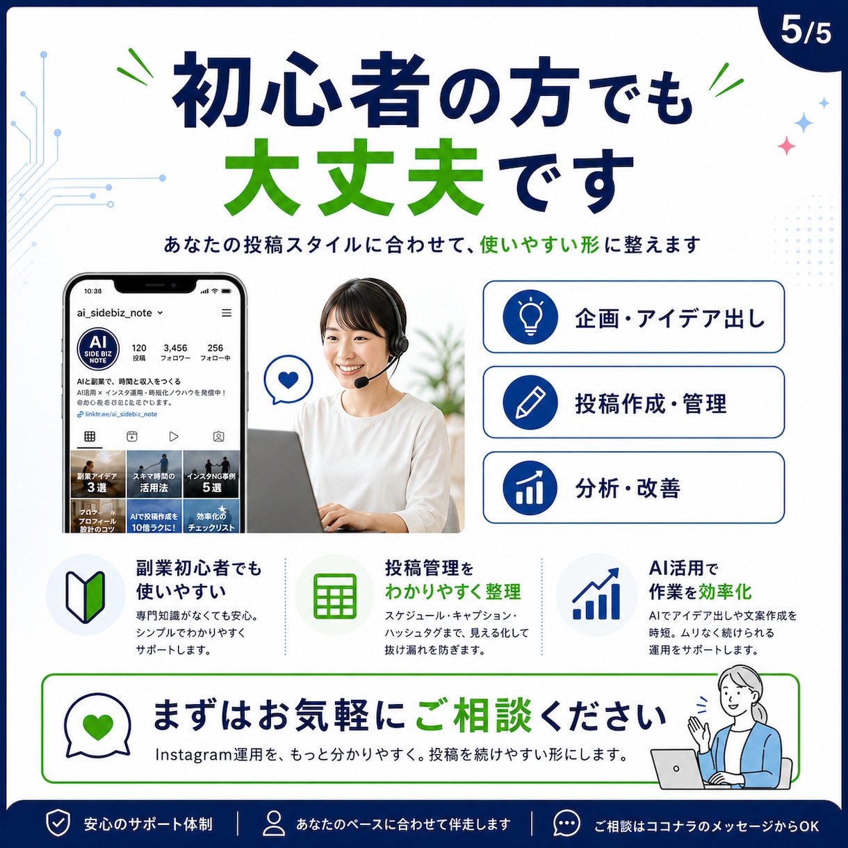 Instagramリール投稿管理シートを作成します 投稿予定・キャプション・ハッシュタグを見える化します イメージ5