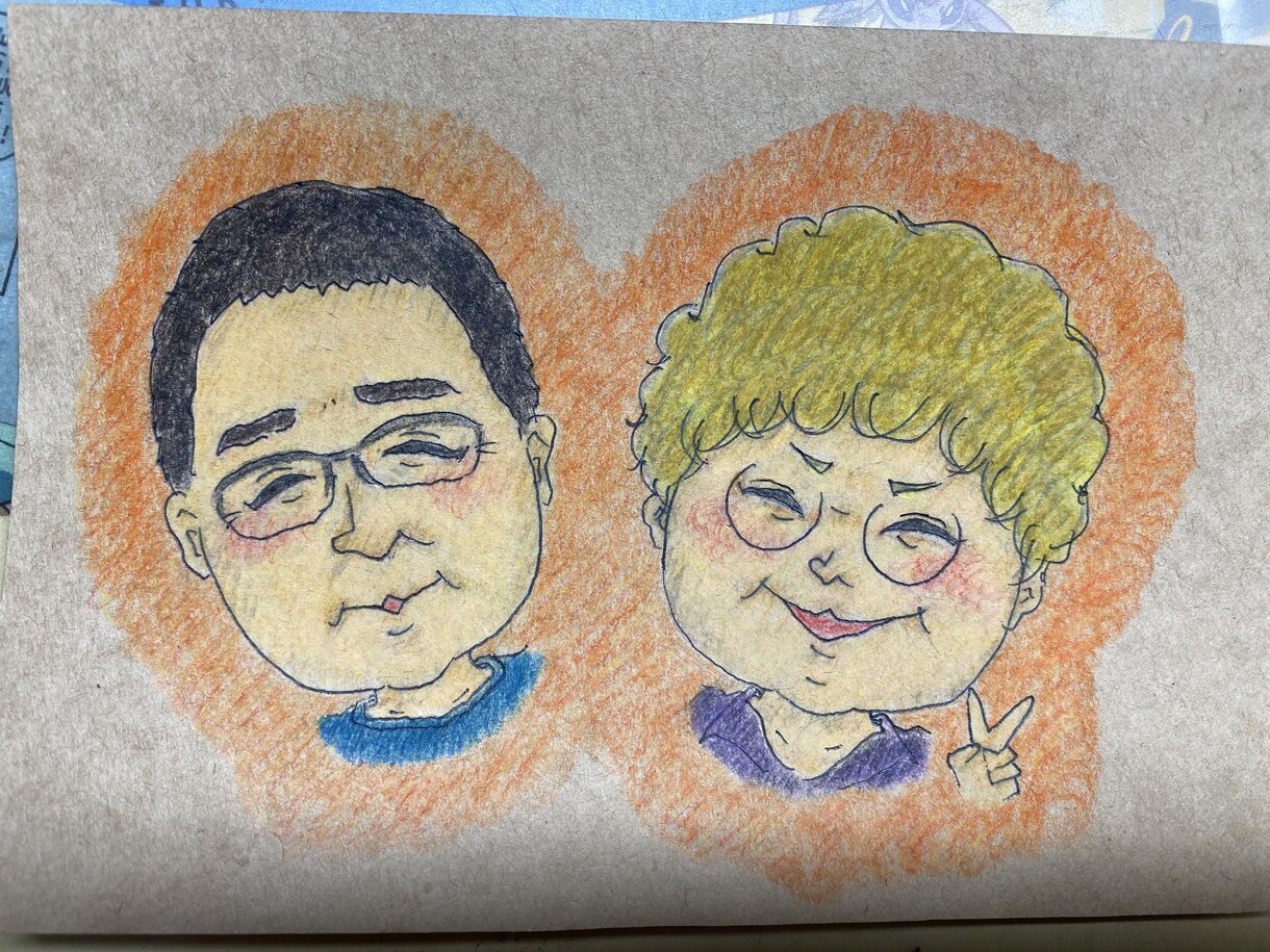 色鉛筆画の似顔絵を描きます 大切な人へのプレゼントやサプライズに！ イメージ4