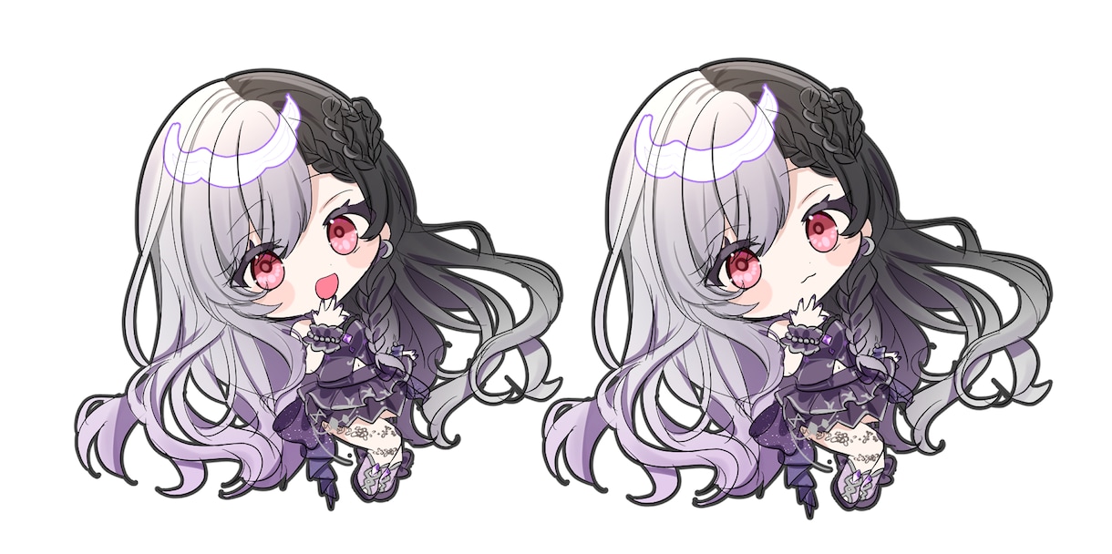 商用利用込み!ぷにぷに二頭身のSDイラスト描きます 〜8月納期可!〇お急ぎ〇募集中お気軽にご相談ください! イメージ9