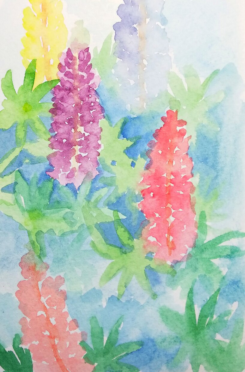 お花の絵お描きします メッセージカードやお部屋のインテリアに！水彩画の一枚絵を イメージ4