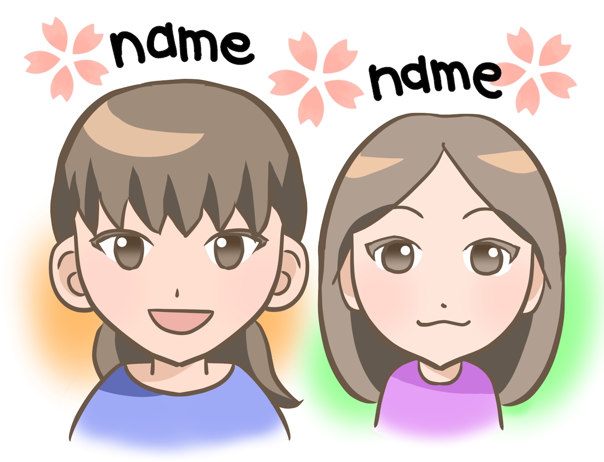 プレゼントに☆お子さんの似顔絵描きます 漫画制作のプロが、お子さんを可愛くキャラ化します イメージ3