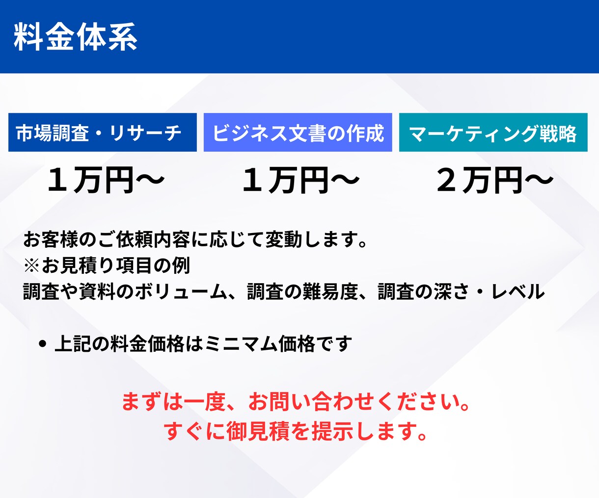 現役コンサルタントがマーケティング戦略を支援します 外資系コンサル歴15年：マーケティングのアドバイス・リサーチ イメージ4