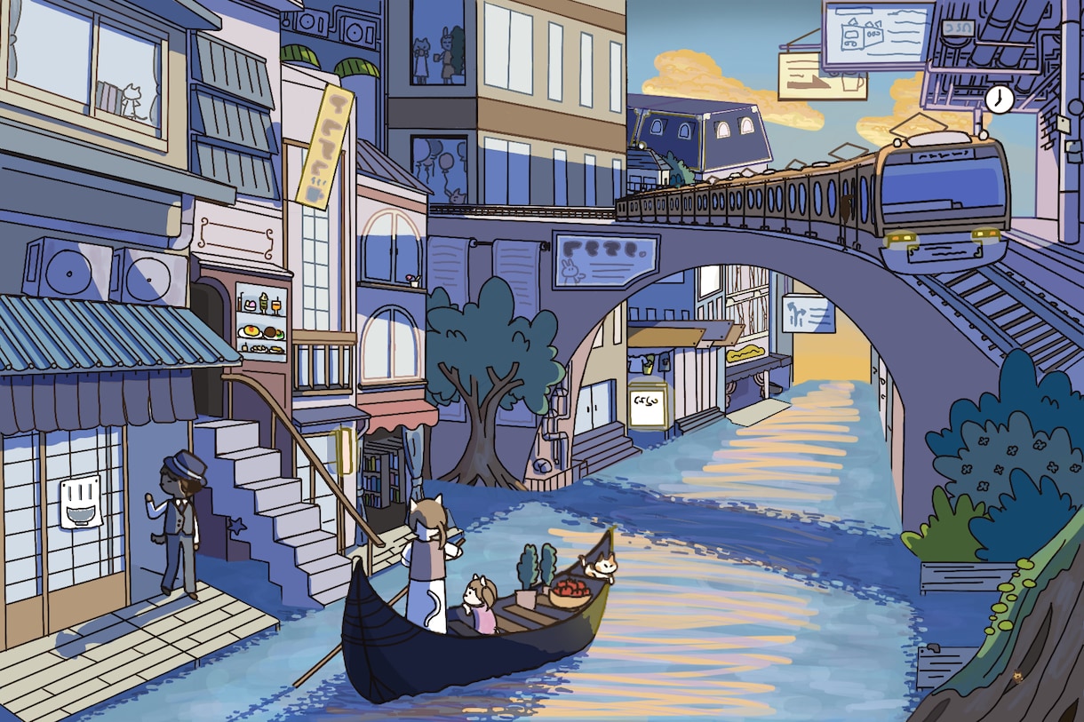 かわいいデフォルメ背景イラストを制作します Webページ・配信・ゲーム・TRPG・サムネ・待機画面など イメージ2