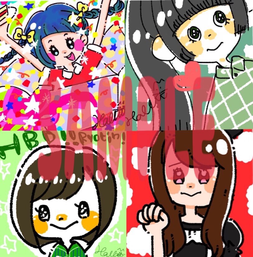 かわいい似顔絵おかきします SNSのアイコンやちょっとしたプレゼントにオススメ イメージ1