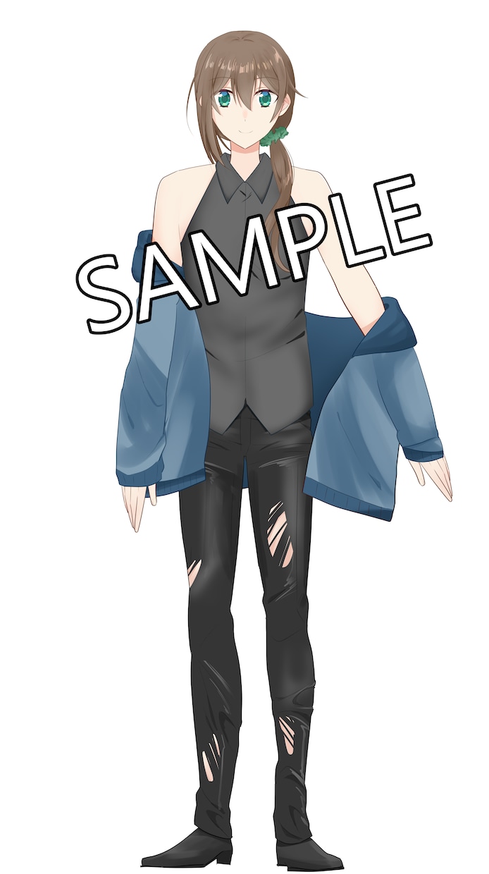 VTuber用の立ち絵・Live2D制作します 高可動域です！VTubeStudio、facerig両対応！ イメージ4