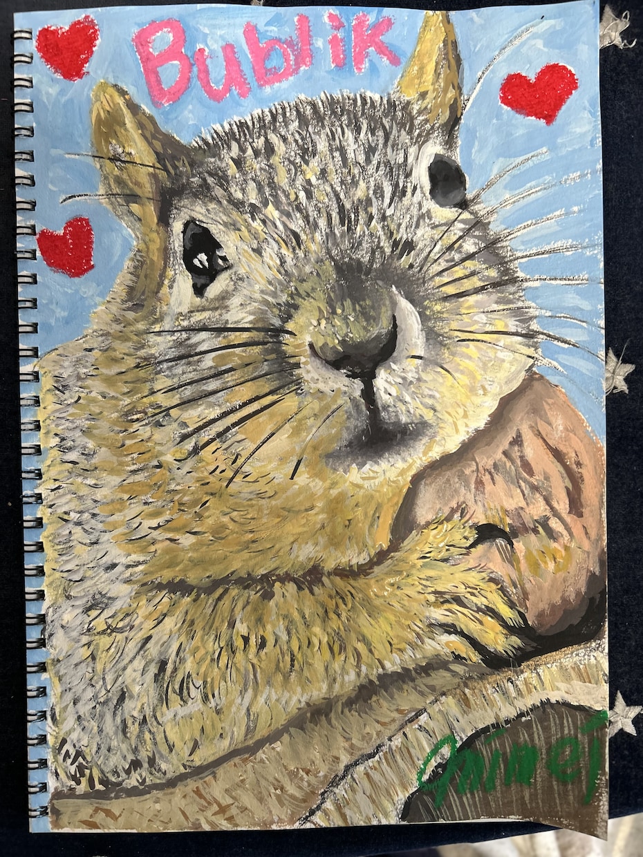 虹の橋を渡った大切なペット様の似顔絵を作成します 天国へ旅立ったペット様の似顔絵を描きます イメージ4