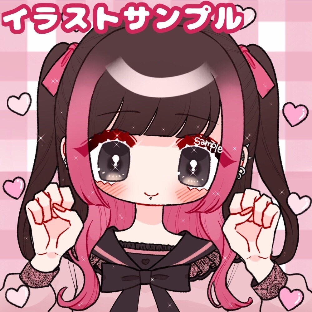 キラキラ可愛いミニキャライラストをお描きします 【SNSアイコン】キラキラ可愛いミニキャライラスト描きます！ イメージ3