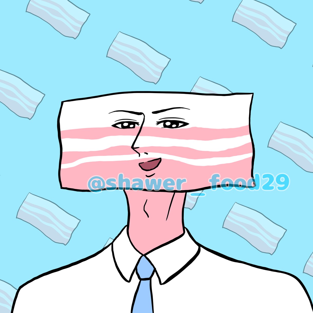 クスッと笑える少女漫画テイストのイラストを描きます 少女漫画テイストの食べ物で似顔絵や動物のイラストを描きます！ イメージ4