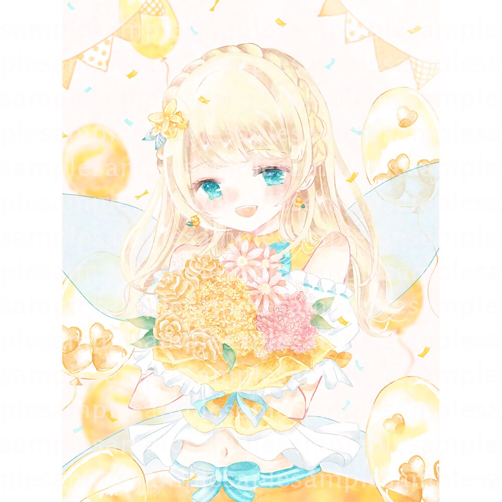 温かみのある水彩風＊かわいいイラストお描きします SNSアイコンや動画サムネイルなどに！修正何度でも◎ イメージ5