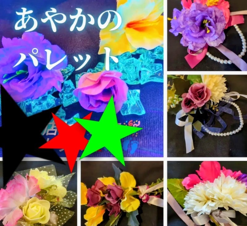 ヘアアクセサリーをおつくりいたします オーダーメイドで花飾りをつくります イメージ2