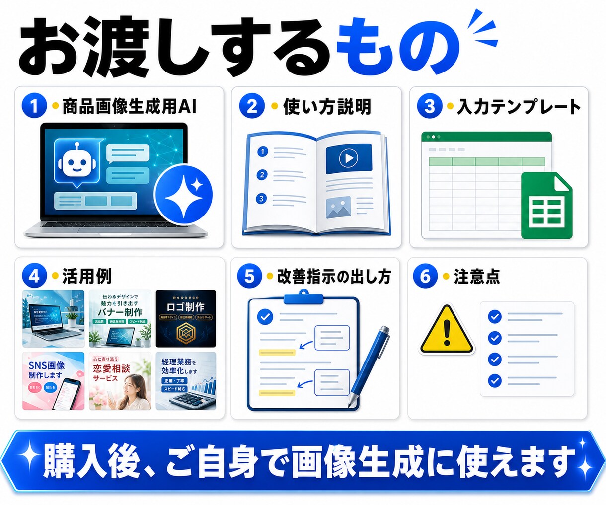 ココナラ商品画像を作れるAIを提供します 商品内容を入れるだけで画像生成できる専用AI イメージ3