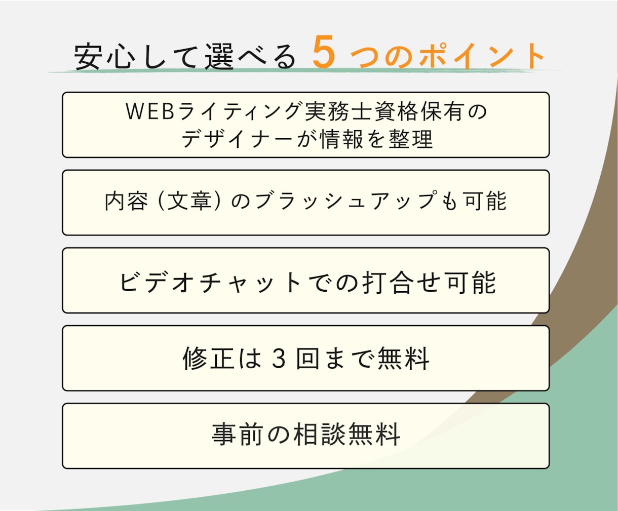 読みやすく伝わるインスタ投稿画像を作成します 情報整理はお任せください！見やすく伝わるインスタ投稿を作成 イメージ3