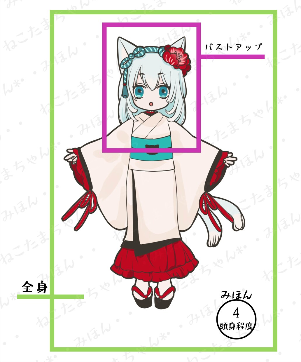 かわいいイラストでご希望にお応えします 小さめ等身のイラストを描きます イメージ5