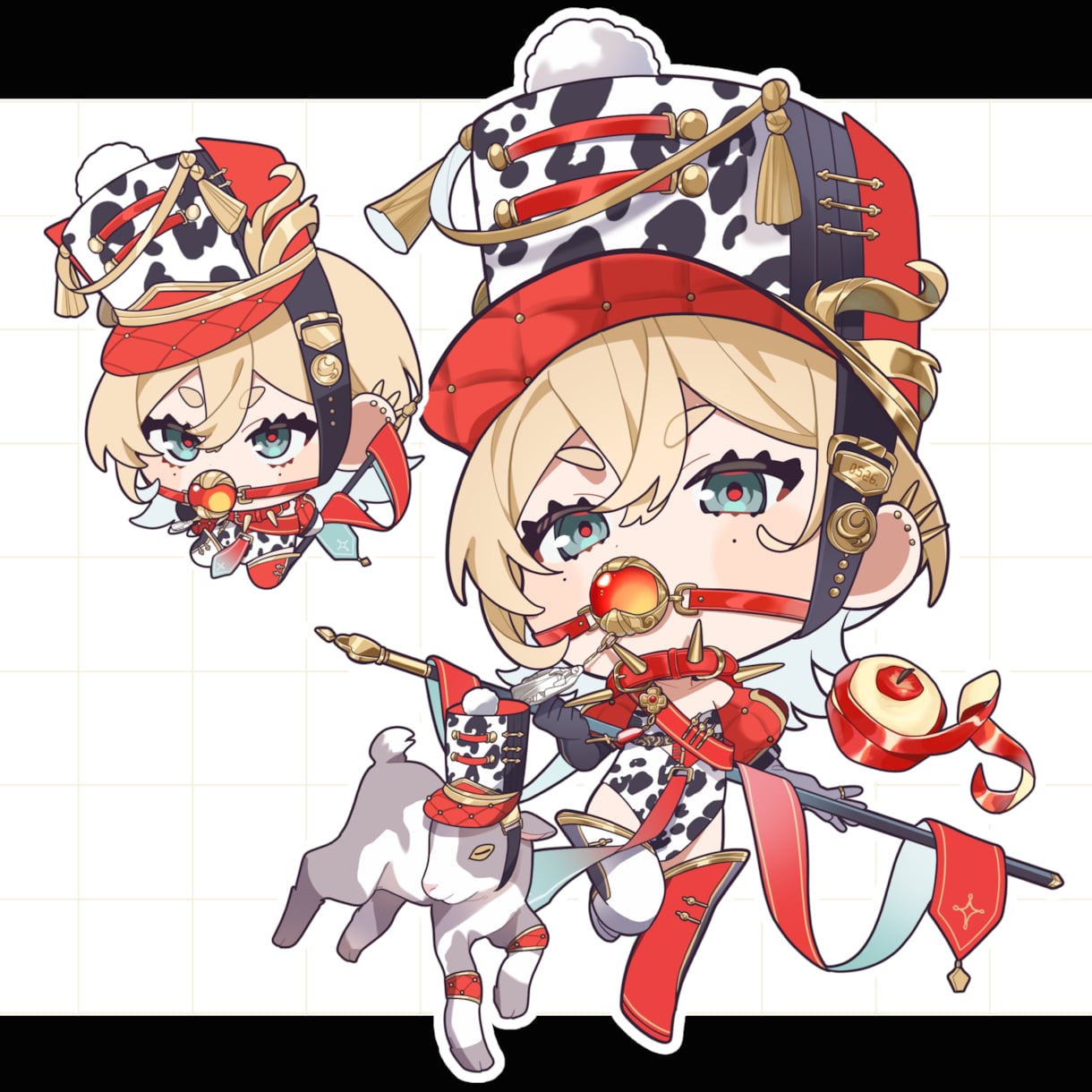可愛いSD制作致します アニメ調の描き込みありの商用利用可能イラスト制作致します！ イメージ1