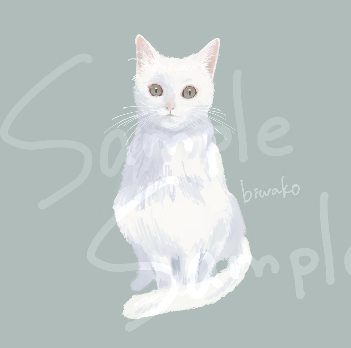 SALE中！ペットのイラストを制作します リアルなのに、可愛いイラスト！ イメージ2
