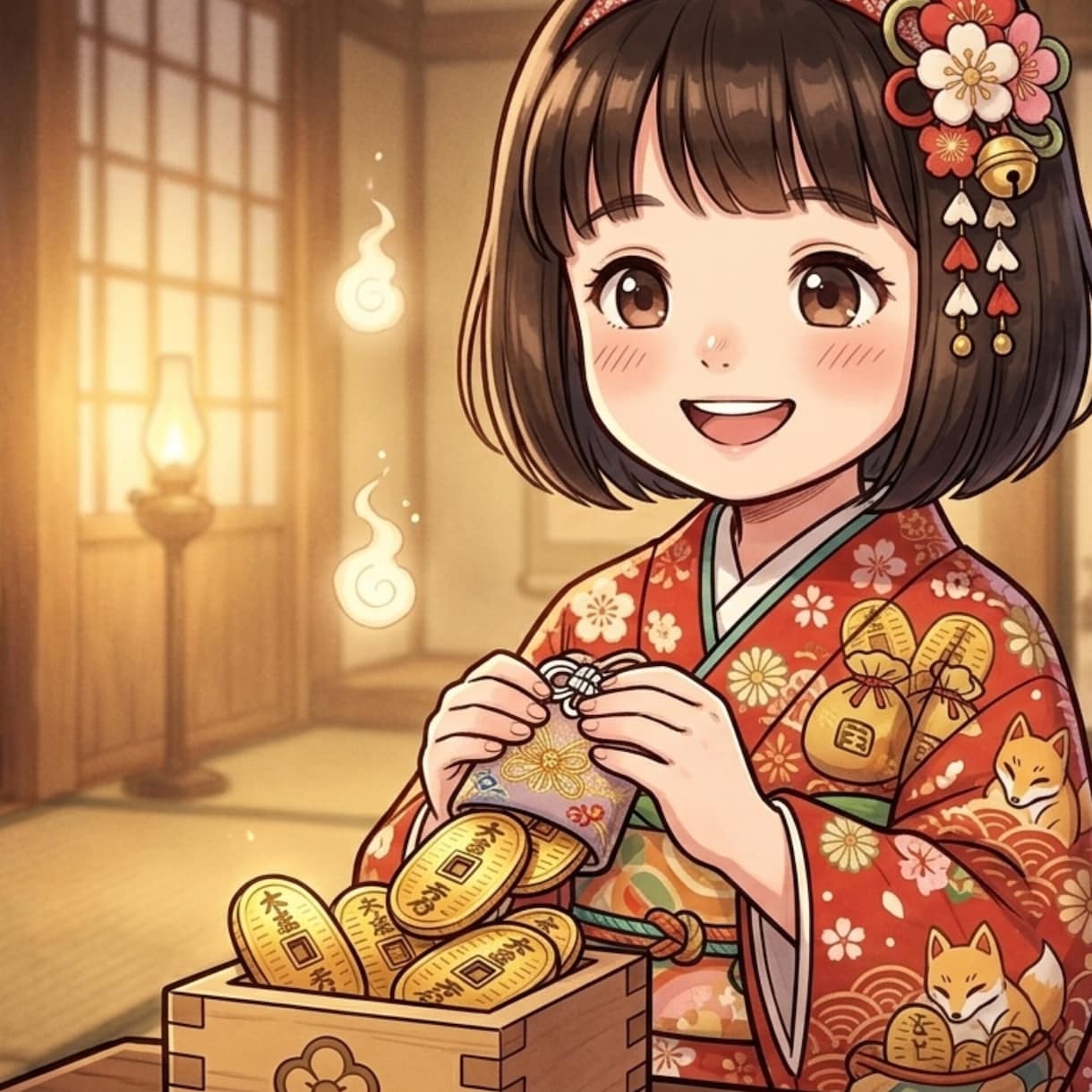 願いを叶える☘️幸運を運ぶ　座敷童子を派遣します 願いは霊的存在にまかせるとスルスル叶います♡幸せ お金 健康 イメージ2