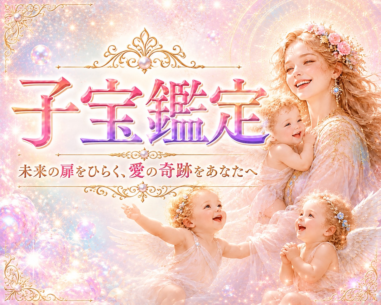 鑑定歴30年以上☘️視えたまま子宝鑑定いたします 霊感霊視×手相×タロット×西洋占星術ほか多角的に鑑定致します イメージ1