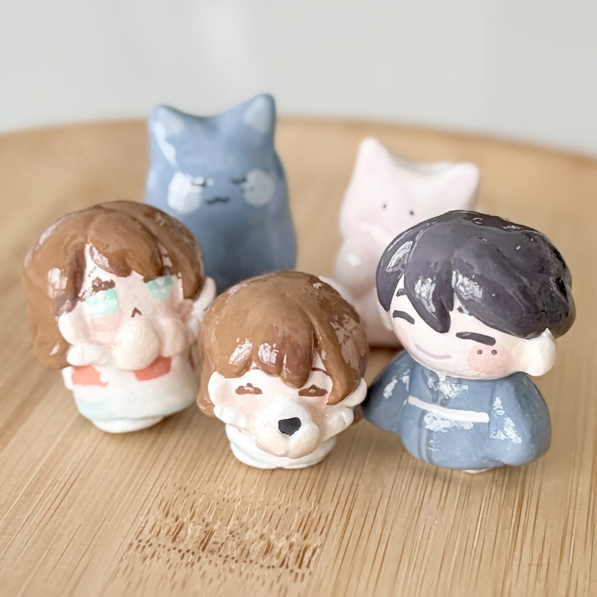 あなたの子立体にします うちのこねんど3cm程の小さな陶芸。いっしょにおでかけも◎ イメージ7